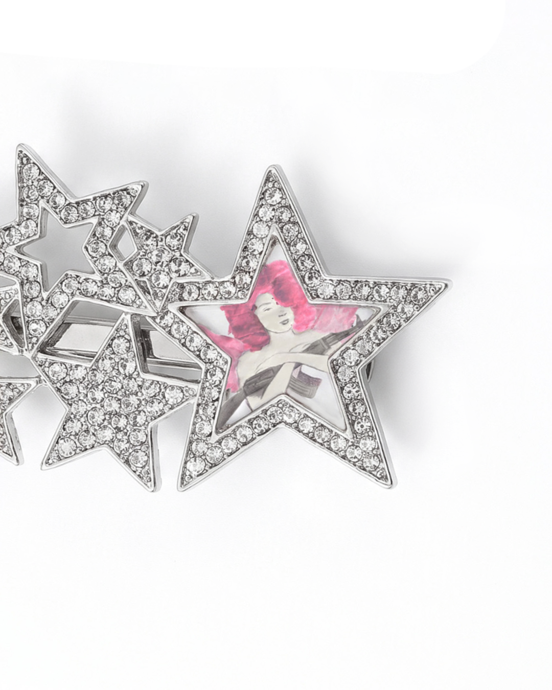 SHOOT Crystal Hairclips